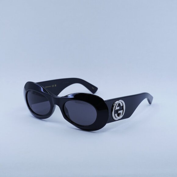 🕶️ New Gucci GG1696S 001 Sunglasses - Black Frame, Grey Lenses